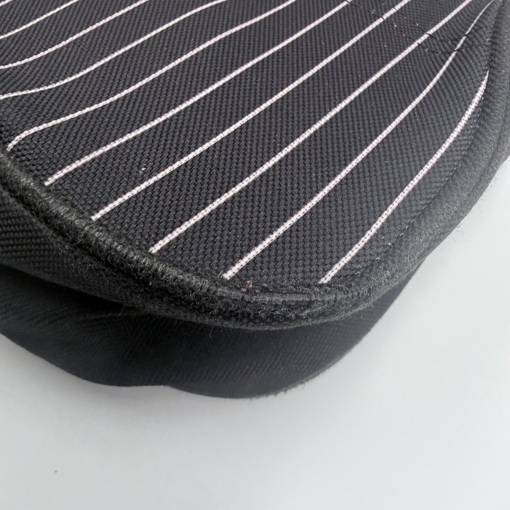 Dickies Y2K Black Pinstripe Mini Bowler Bag Canvas Shoulder Purse Yak Pak - Picture 5 of 8